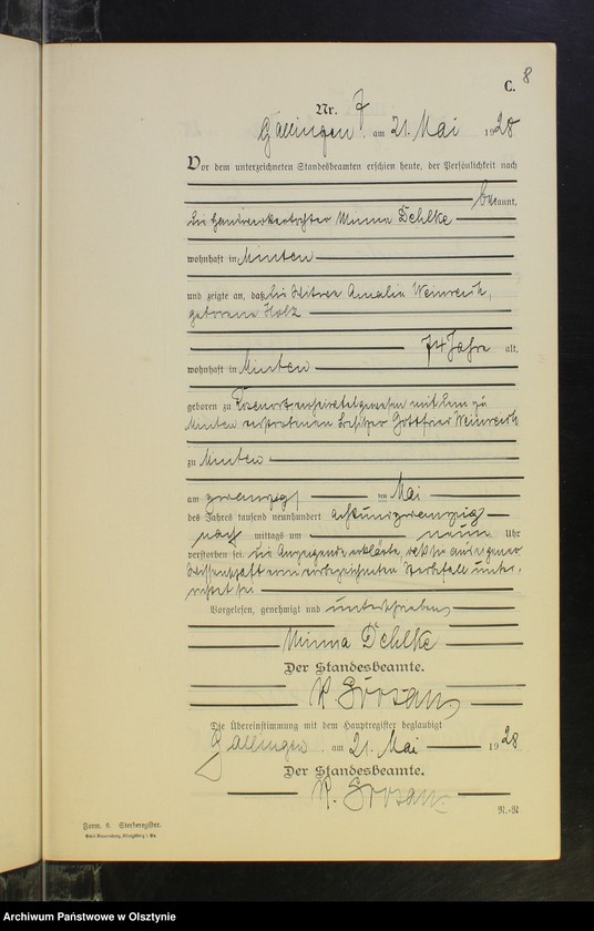 image.from.unit.number "Sterbe-Neben-Register Nr 1 - 15 [ Księga zgonów - wtóropis ]"