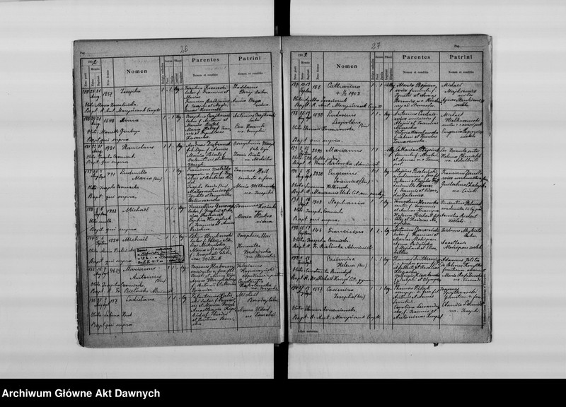 image.from.unit.number "Parafia: Tarnopol. Dekanat: Tarnopol. Księga metrykalna urodzeń, ślubów i zgonów dla miasta Tarnopol i wsi: Biała, Demamorycz*, Dołżanka*, Hłuboczek Wielki, Janówka, Kurowce, Kutkowce, Petryków, Proniatyn, Zagrobela."