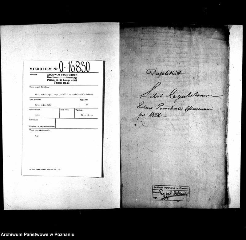 image.from.unit.number "Duplikat- liber copulatorum"