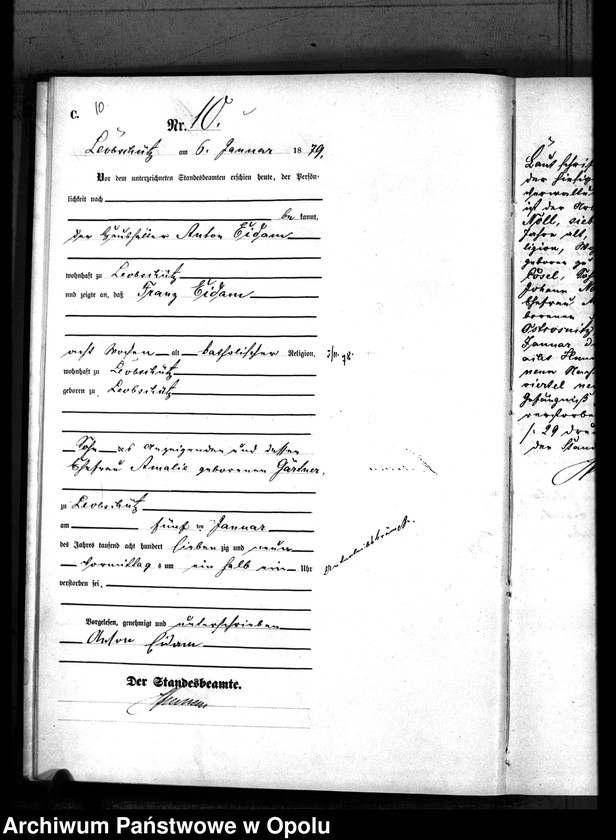 image.from.unit.number "[Urząd Stanu Cywilnego w Głubczycach. Ksiega zgonów za rok 1879]"