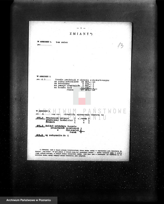 Obraz 17 z jednostki "Gazownia Miejska w Czarnkowie Kwestionariusze"