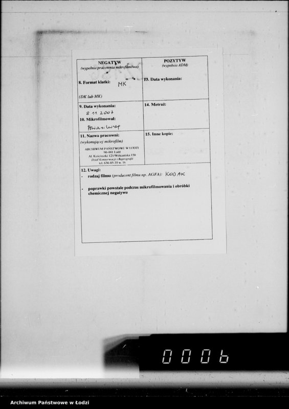 Obraz 3 z jednostki "Aufträge [Lieferscheinen und Rechnungen] 13800-13850.[i od 14351 do 14370]. [Dostawa artykułów pierwszej potrzeby do Getta]"