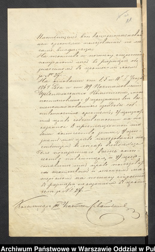 image.from.unit.number "O urządzaniu chłopów byłej rządowej wsi Polka, gm. Komorowo wchodzącej w skład prywatnej własności tejże nazwy podlegającej ziemianinowi Antoniego Zielińskiego"
