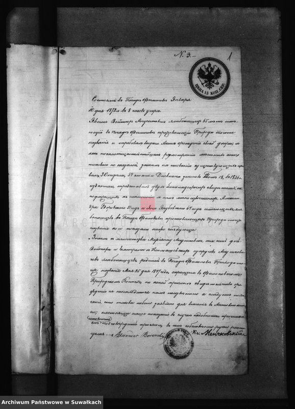 image.from.unit.number "Dokumenta o brakosočetaniu iż Filipovskago Prichoda 1872 goda"