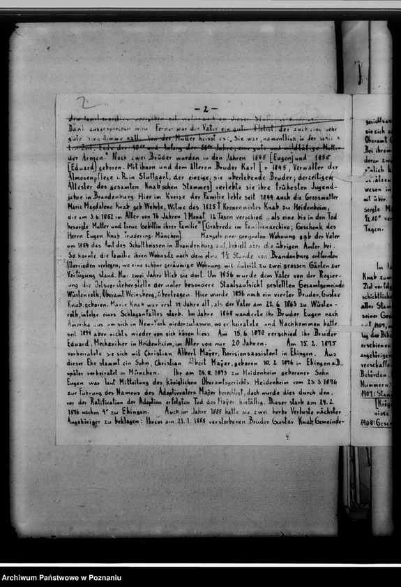 Obraz 5 z jednostki "Geschichtsblätter der Familie Knab, numery: 14 z 1926 roku, 19 i 20 z 1931 roku, 23 z 1934 roku i 26 z 1937 roku"
