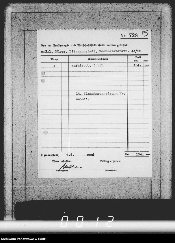 Obraz 8 z jednostki "Konto 00, Komm.381-410 [Rachunki i przekazy pieniężne]"