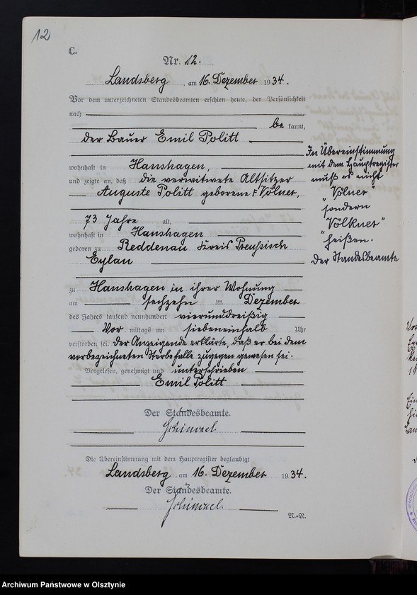 image.from.unit.number "Sterbe-Neben-Register Nr 1 - 12 [ Księga zgonów - wtóropis ]"