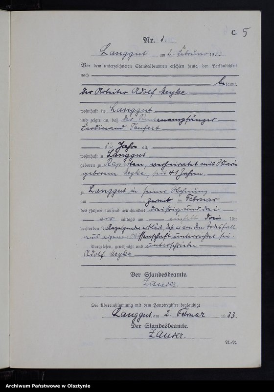 image.from.unit.number "Sterbe-Neben-Register Nr 1 - 16"