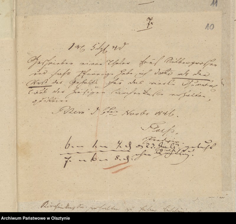 image.from.unit.number "Beläge zur Jahres Rechnung der Kirche zu Rhein für das Jahr 1846"