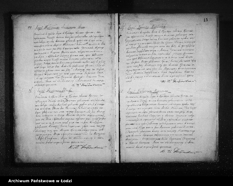 Obraz 19 z jednostki "Akta urodzeń tom I"