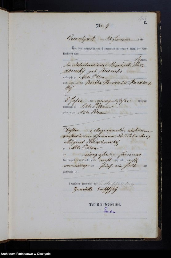 image.from.unit.number "Sterbe-Haupt-Register Nr 1 - 177"