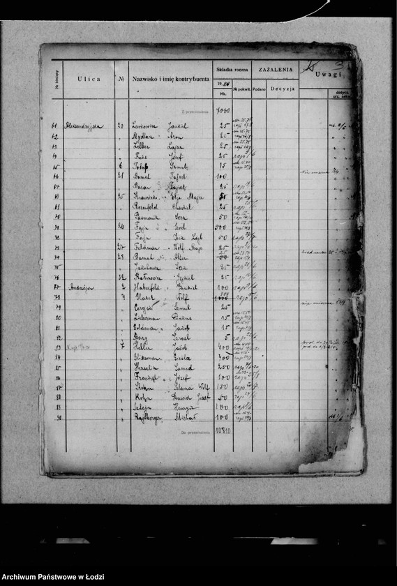 Obraz 6 z jednostki "Rejestr poborczy"