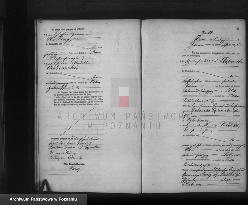 Obraz 19 z jednostki "Księga małżeństw t. I"