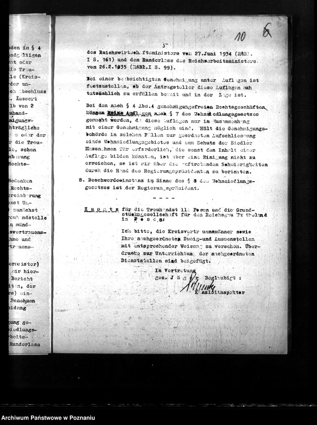 Obraz 14 z jednostki "Zarządzenia wykonawcze do ustawy o osadnictwie mieszkaniowym w Kraju Warty"