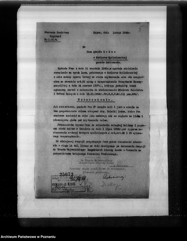 image.from.unit.number "Nadzór nad powiatowymi organami ochrony lasów"