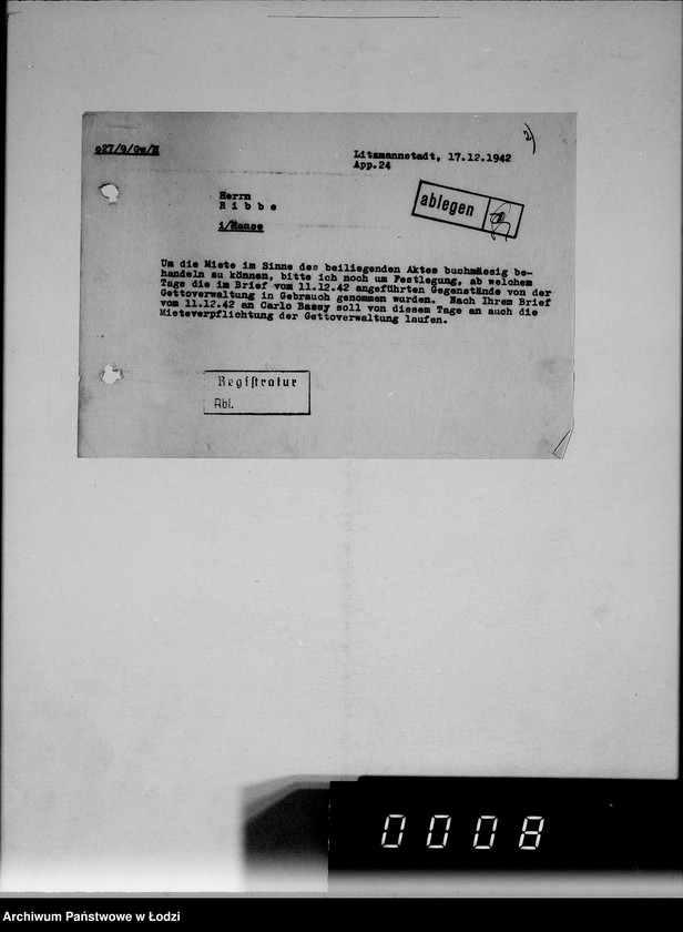 Obraz 6 z jednostki "Anordnungen, Umläufe und Schriftwechsel im Hause."