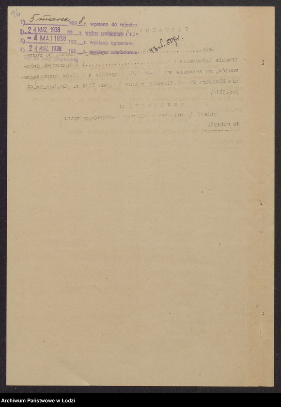 Obraz 18 z jednostki "Mordka Rogoziński, Beniamin Narwa- wyrób i sprzedaż przędzy"