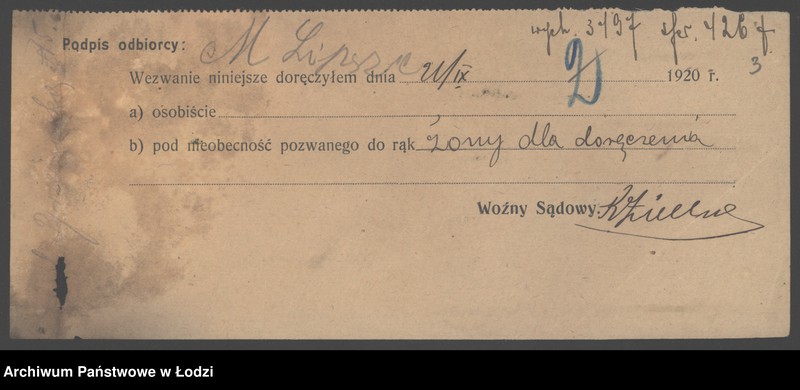 Obraz 5 z jednostki "Josek Lipszyc- sprzedaż papieru"