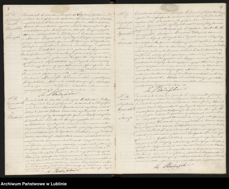 Obraz 8 z jednostki "Księga urodzeń, małżeństw i zgonów"