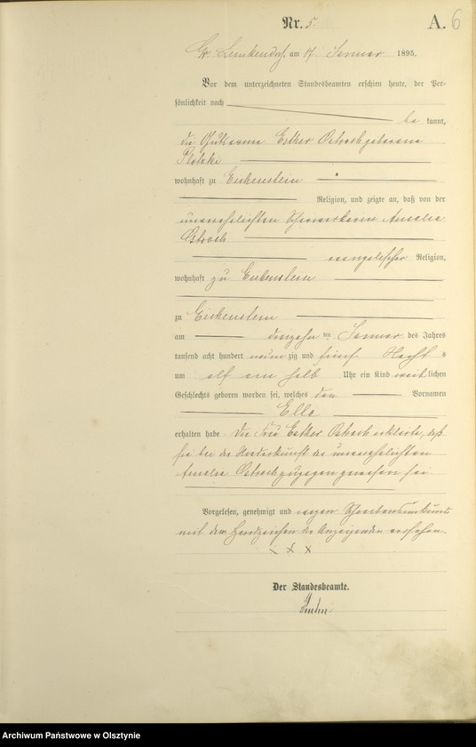 image.from.unit.number "Geburts-Haupt-Register Nr 1 - 77"