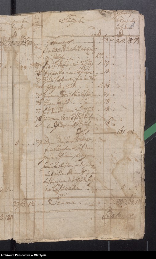 image.from.unit.number "Hospital Bau - Rechnung über Einnahme und Ausgabe Geld"