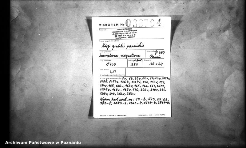 Obraz 2 z jednostki "Inscriptiones, resignationes [protocollon]"