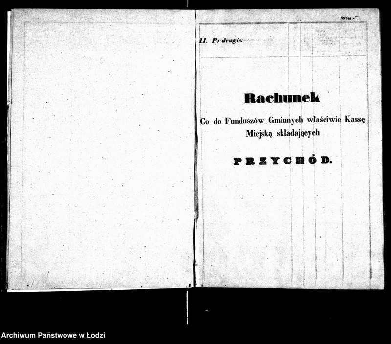 Obraz 8 z jednostki "Rachunek kasy ekonomicznej m. Łodzi za rok 1854"