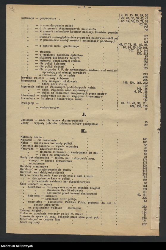 image.from.unit.number "Rozkazy Komendanta Głównego Policji Komunalnej i Milicji Ludowej nr 1-2. Rozkazy Komendanta Głównego Policji Państwowej nr 3-200. Skorowidz do rozkazów Komendanta Głównego Policji Państwowej nr 1-275."