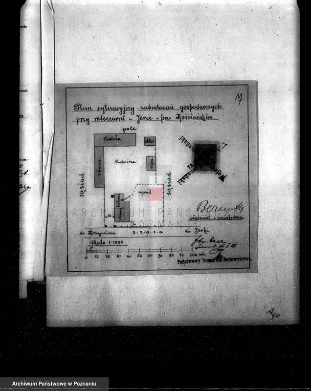 Obraz 10 z jednostki "Mleczarnia parowa w Jerce pow. kościański własność Otton Bermuth z Borowa nr woj. kotła 1816"
