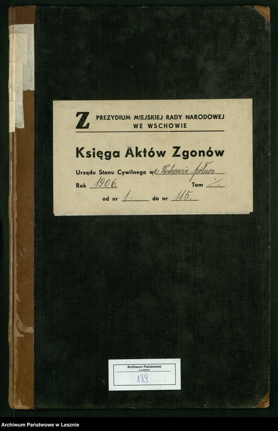 Obraz 2 z jednostki "[Księga zgonów - północ]"
