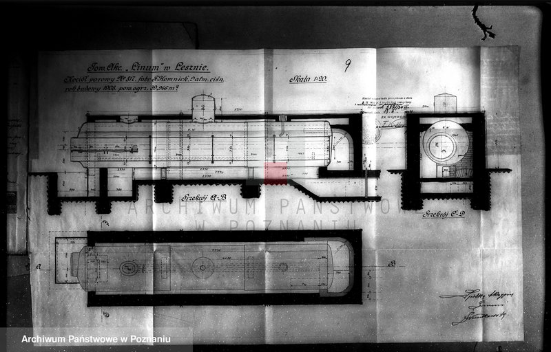 Obraz 13 z jednostki "Zakłady wyrobów włókienniczych Towarzystwo Akcyjne "Linum" w Lesznie nr woj. kotła 21"