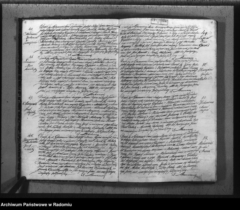 image.from.unit.number "Duplikat akt religijno cywilnych urodzonych, zaślubionych i zmarłych w parafii Głowaczów na rok 1862"