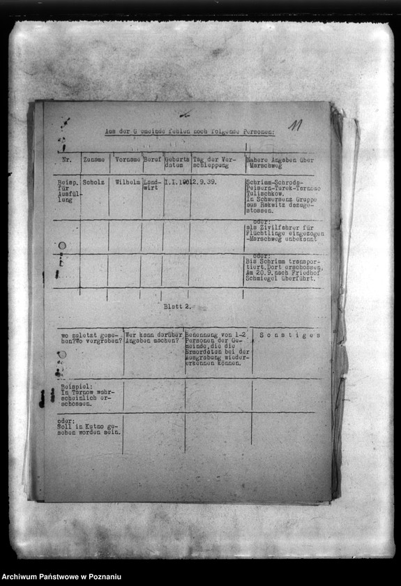 Obraz 14 z jednostki "Akten betr. Fätigkeits- und Fahrt berichte der Zweigrtelle Londreh (Łódź)"