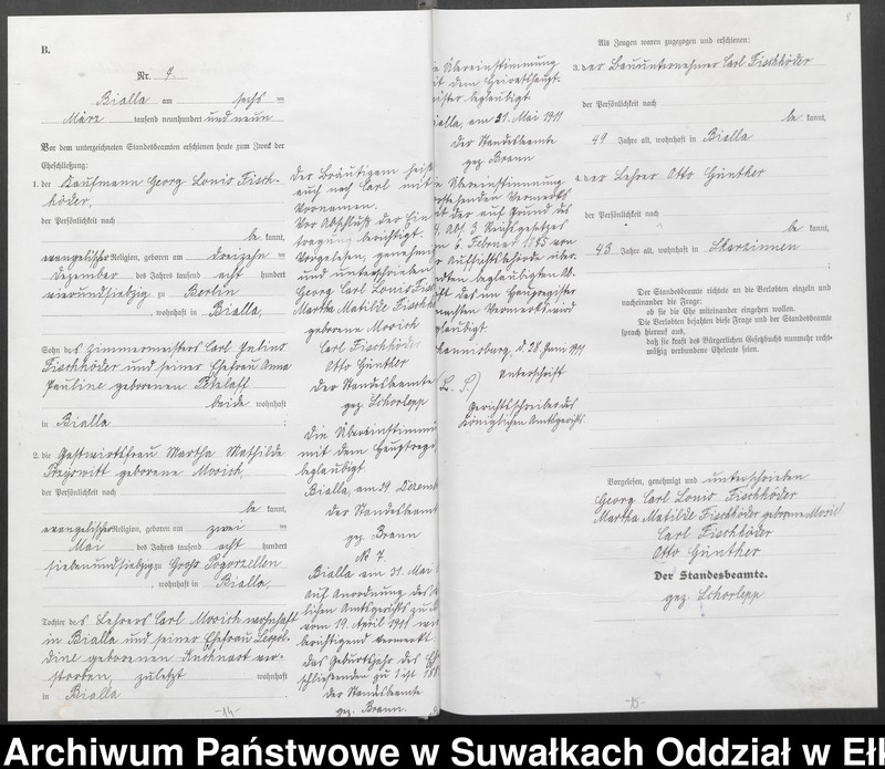 image.from.unit.number "[Heirats-Haupt-Register des Königlichen Preussischen Standes-Amtes Bialla Kreis Johannisburg]"