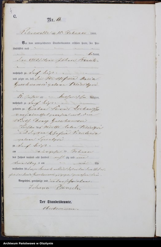 image.from.unit.number "Sterbe-Haupt-Register Nr 13 - 90"