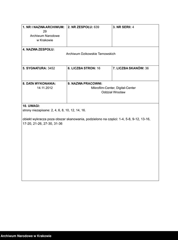 image.from.unit.number "Plan sytuacyjny na podstawie mapy katastralnej gminy Jadachy. Własność Z. hr. Tarnowskiego"