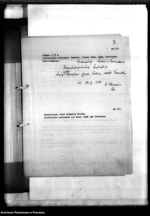 Obraz 11 z jednostki "Ausstellung von Stoffproten in Obornik (Oborniki) usw."