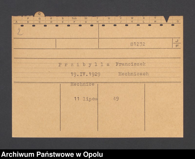 Obraz 4 z jednostki "[Pospiech Marie, zam. Pilzendorf]"