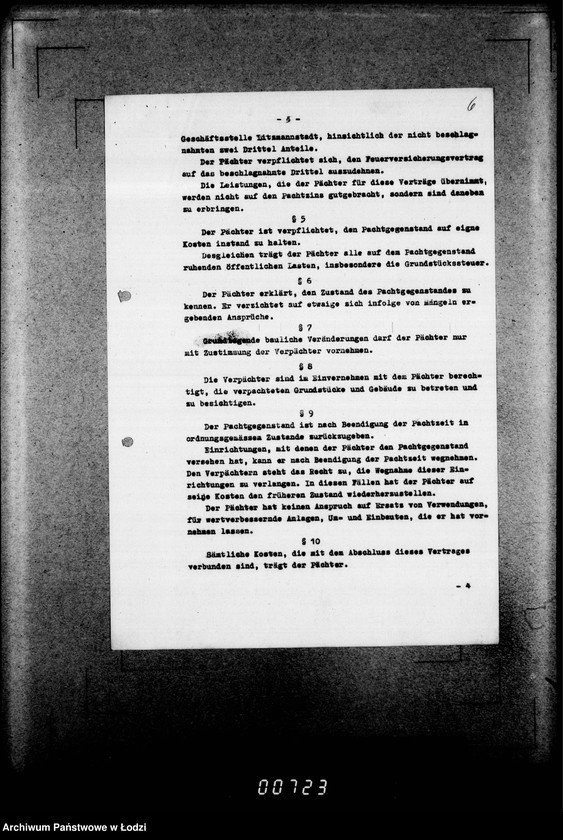 Obraz 10 z jednostki "Pachtverträge [nieruchomości w Pabianicach]"