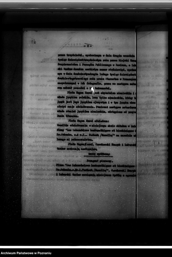 Obraz 20 z jednostki "Zatwierdzenie zakładu przemysłowego /laboratorium Homeopatycznego/ Firmy dr Willmar Schwabe Spółka z o. o. w Poznaniu"