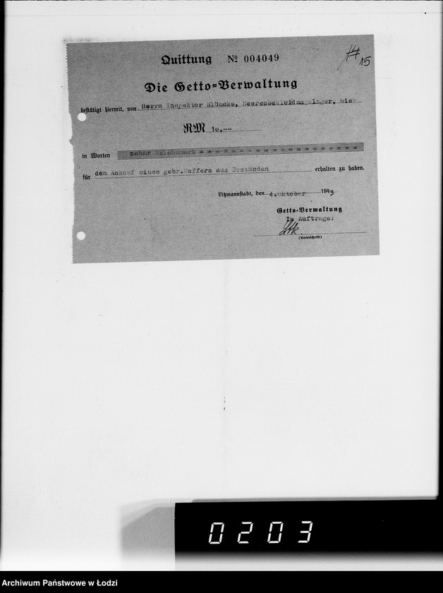 Obraz 19 z jednostki "Einnahme Anweisungen"