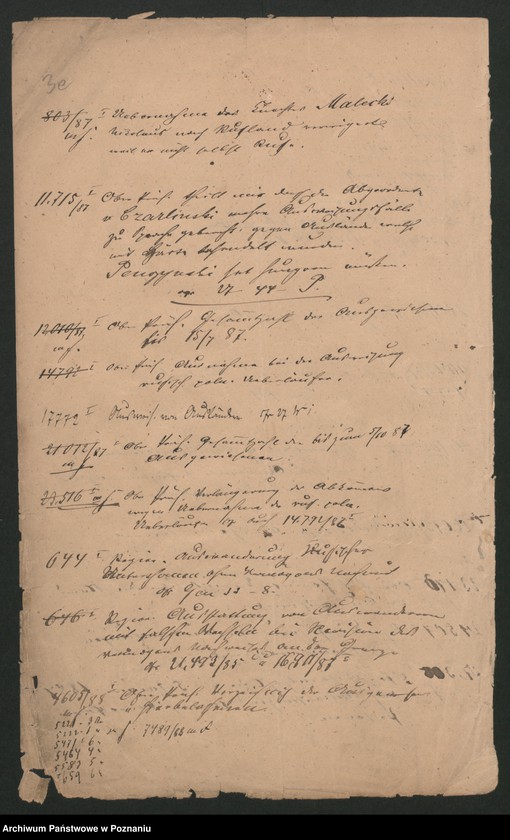 Obraz 9 z jednostki "A. gen. betr. das polnische Flüchtlingswesen in der Provinz Posen. Hierzu Verzeichnis der ausgewiesenen Ausländer"