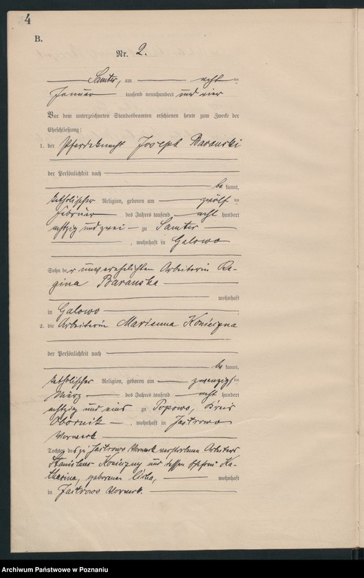 Obraz 6 z jednostki "Heiraths-Haupt-Register"