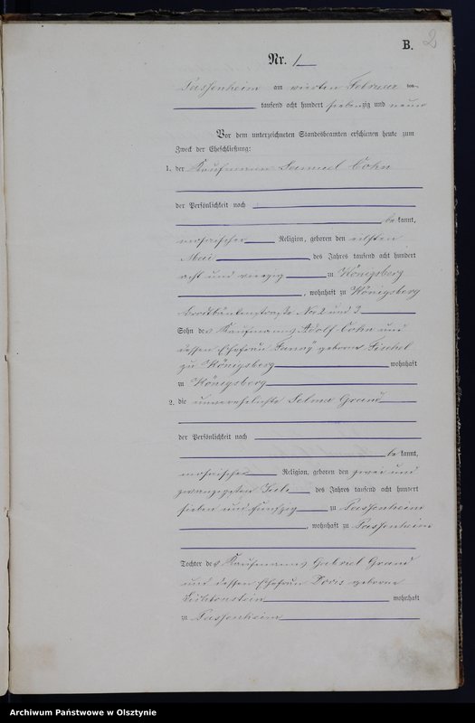 image.from.unit.number "Heiraths-Haupt-Register Nr 1 - 11"