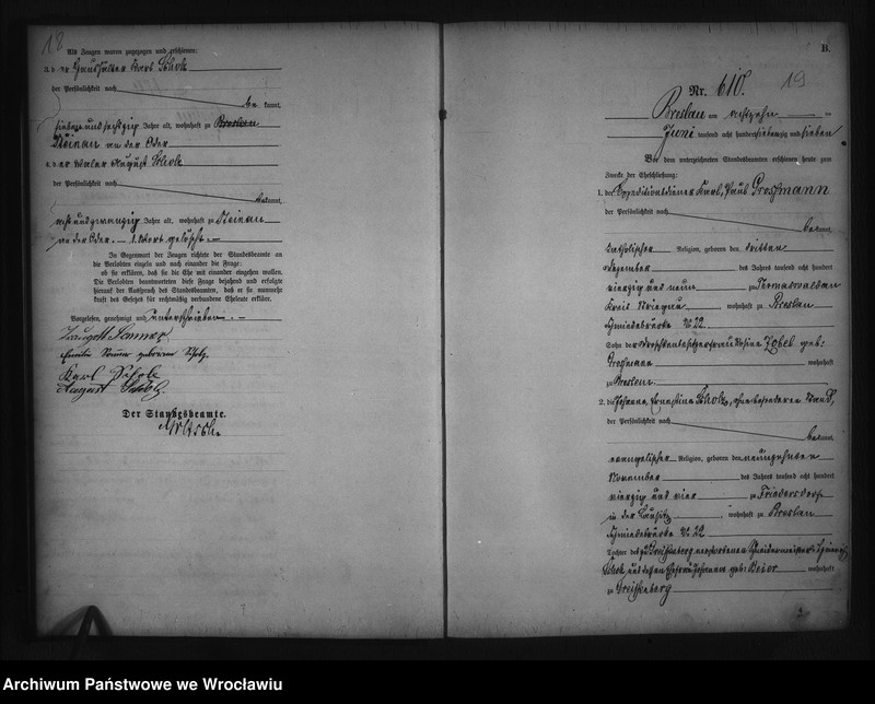 image.from.unit.number "Heiraths-Haupt-Register Breslau I 1877 Band 3"