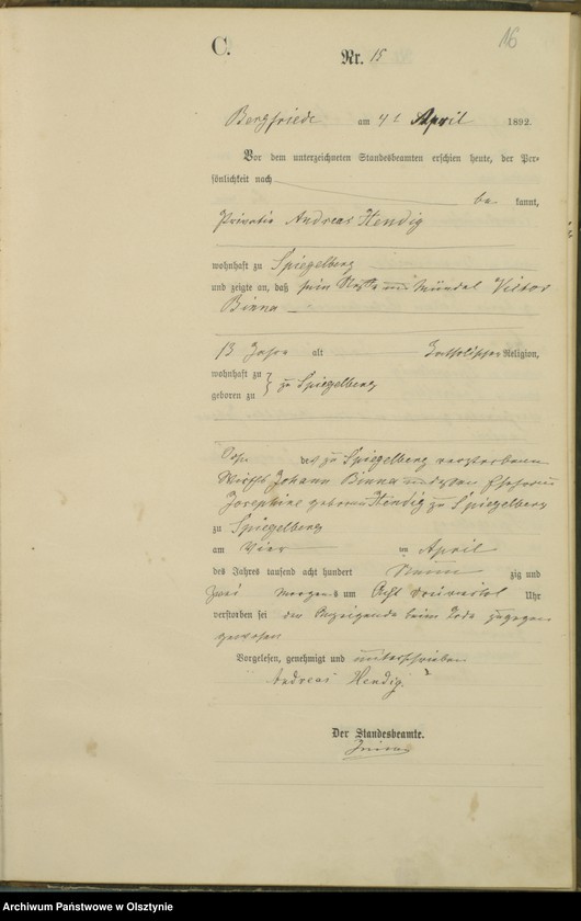 image.from.unit.number "Sterbe-Haupt-Register Nr 1 - 51"