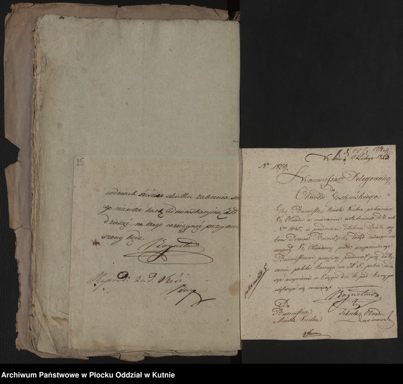 image.from.unit.number "Akta Magistratu miasta Kutna tyczące się Elekcji i Aprobacji Starszych Rabinów i Urzędników Kahalnych Dozorów Bożniczych"