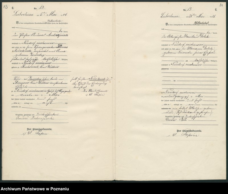Obraz 9 z jednostki "Sterbe-Hauptregister"
