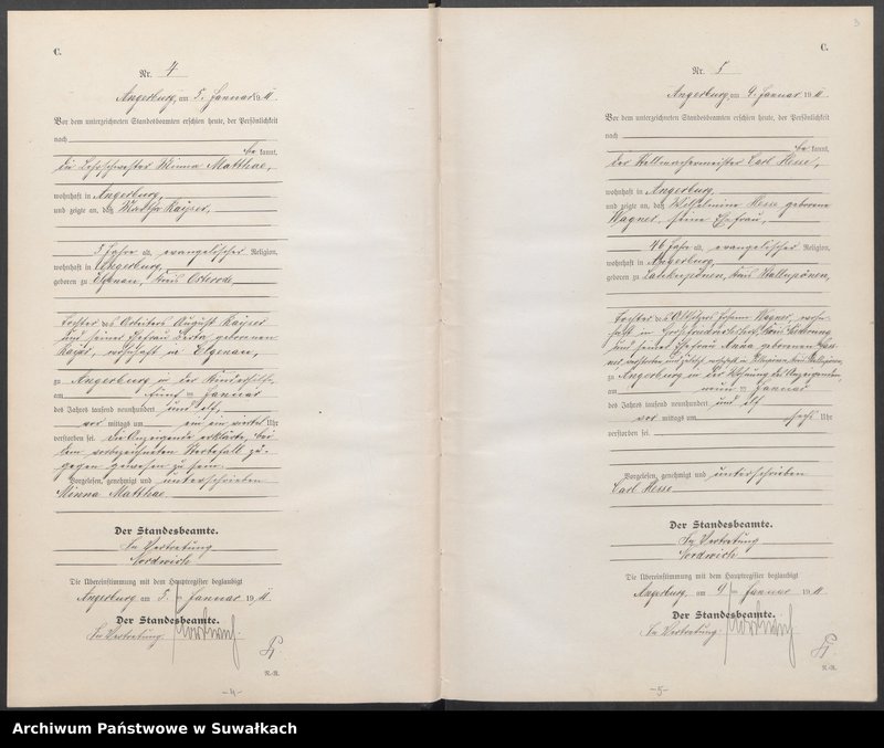 image.from.unit.number "[Sterbe-Neben-Register des Preussischen Standes-Amtes Angerburg Kreis Angerburg]"