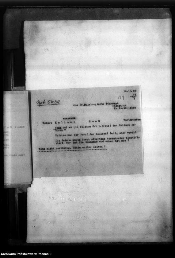 Obraz 15 z jednostki "Robert (August?) Kalisch (Rosko, powiat Chodzież"